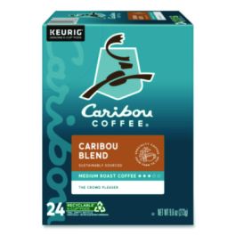 Caribou Blend Coffee K-Cups, 24/Box