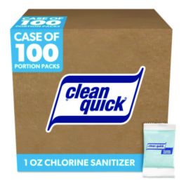Powdered Chlorine-Based Sanitizer, 1oz Packet, 100/Carton