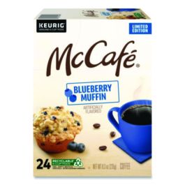 Blueberry Muffin K-Cups, 0.34 oz K-Cup, 24/Box