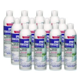 Champion Sprayon Spray Disinfectant, 16.5 oz Aerosol Spray, 12/Carton