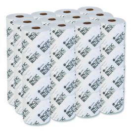 Pacific Blue Basic High-Capacity Bathroom Tissue, Septic Safe, 1-Ply, White, 1,500/Roll, 48/Carton