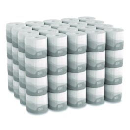 Pacific Blue Basic Bathroom Tissue, Septic Safe, 1-Ply, White, 1,210 Sheets/Roll, 80 Rolls/Carton