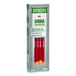 China Marker, Red, 12/Pack