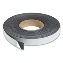 Magnetic Adhesive Tape Roll, 1" x 50 ft, Black
