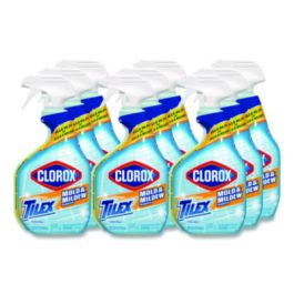 Mold and Mildew Remover with Bleach, Unscented, 32 oz Spray Bottle, 9/Carton