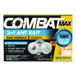 Max 2-in-1 Ant Bait, 0.84 oz, 4 Bait Stations