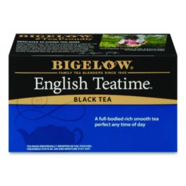 English Teatime Black Tea, 0.08 oz Tea Bag, 28/Box