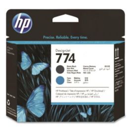 HP 774, (P2W01A), Printhead, Black/Cyan