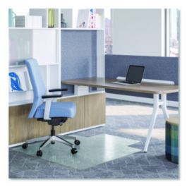 OceanMat Carpet Chair Mat, 45 x 53, Lipped, Clear