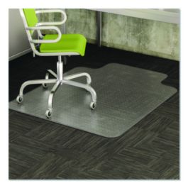 DuraMat Moderate Use Chair Mat for Low Pile Carpet, 46 x 60, Wide Lipped, Clear