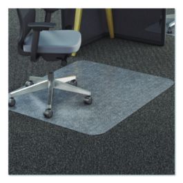 All Day Use Chair Mat - All Carpet Types, 36 x 48, Rectangular, Clear