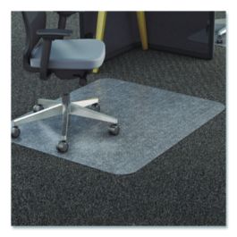 All Day Use Chair Mat - All Carpet Types, 45 x 53, Rectangle, Clear