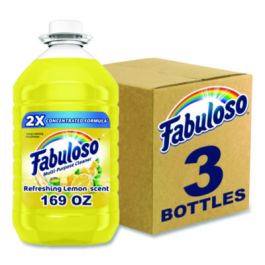 Multi-use Cleaner, Lemon Scent, 169 oz Bottle, 3/Carton