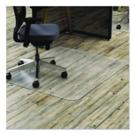 All Day Use Chair Mat - Hard Floors, 36 x 48, Rectangular, Clear