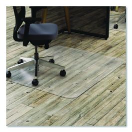 All Day Use Chair Mat - Hard Floors, 46 x 60, Rectangle, Clear