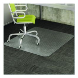 DuraMat Moderate Use Chair Mat for Low Pile Carpet, 36 x 48, Rectangular, Clear