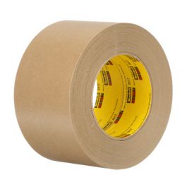 3M™ Flatback Tape 2517, Medium Brown, 6.5 mil, 72 mm x 55 m, 12 Roll/Case