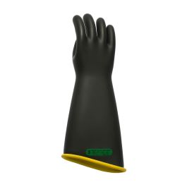 Class 3 Rubber Insulating Glove with Contour Cuff - 18", Black, 10 151-3-18/10