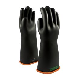 Class 3 Rubber Insulating Glove with Straight Cuff - 16", Black, 10 155-3-16/10