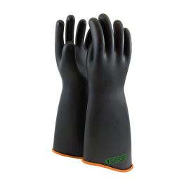 Class 3 Rubber Insulating Glove with Contour Cuff - 18", Black, 10 158-3-18/10