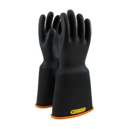 Class 2 Rubber Insulating Glove with Bell Cuff - 16", Black, 10 159-2-16/10