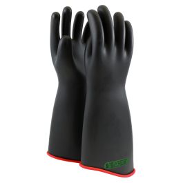 Class 3 Rubber Insulating Glove with Contour Cuff - 18", Black, 10 162-3-18/10