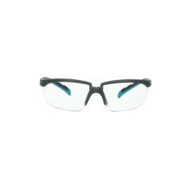 3M™ Solus™ 2000 Series, S2001SGAF-BGR, Gray/Blue-Green Temples, Scotchgard™ Anti-Fog Coating, Clear AF-AS lens, 20ea/cs