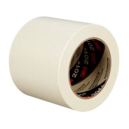 3M™ General Use Masking Tape 201+, Tan, 96 mm x 55 m, 4.4 mil, 8 Roll/Case