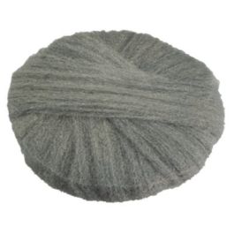 Radial Steel Wool Pads, Grade 3: Cleaning and Polishing, 20" Diameter, Gray, 12/Carton