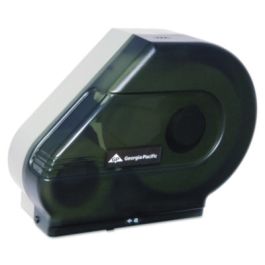 Jumbo Jr. Bathroom Tissue Dispenser with Stub Roll, 6.38 x 16.88 x 14.13, Translucent Smoke, 4/Carton
