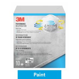 3M™ Performance Disposable Paint Prep Respirator N95 Particulate, 8210PP10-C, 10 eaches/pack, 8 packs/case