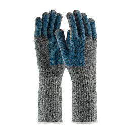 Dyneema® Blended Slabbers Glove with Extended Cuff and Double-Sided PVC Dot Grip, Gray, L 18-SD385L