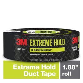 3M™ Extreme Hold Duct Tape 2835-B, 1.88 in x 35 yd (48 mm x 32 m), 9 rolls/case