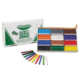 Color Sticks Classpack Set, 9.7 mm, HB (#2.5), Assorted Lead/Barrel Colors, 120/Pack