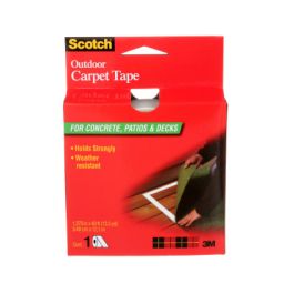 Scotch® Outdoor Carpet Tape, CT3010, 1.375 in x 13.333 yd (34.9 mm x 12.1 m)