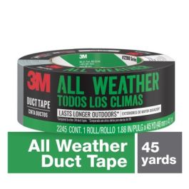 3M™ All-Weather Duct Tape, 2245-A, 1.88 in x 45 yd (48mm x 41,1m), 12 rls/cs
