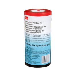 3M™ General Purpose Vinyl Tape 764, Color Coding Pack, (6 Roll/Pack) 36 Roll/Case