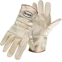 3-Ply Hot Mill Nap-Out Lined with Gauntlet Cuff, Natural, L 1JC3018