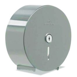 Stainless Steel Jumbo Roll Tissue Dispenser, 10.75 x 4.44 x 10.75, Stainless Steel