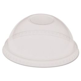 Dome-Top Cold Cup Lids, Fits 28 oz to 32 oz Cold Cups, Plastic, Clear, 500/Carton