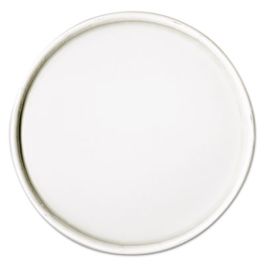 Spiral-Wound Paper Hot Cup Lids, Fits 16 oz Hot Cups, Paper, White, 25/Sleeve, 20 Sleeves/Carton