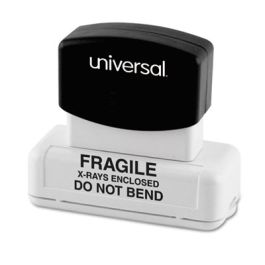 Recycled Custom Micropore Stamp, Preinked, 2.5 x 1