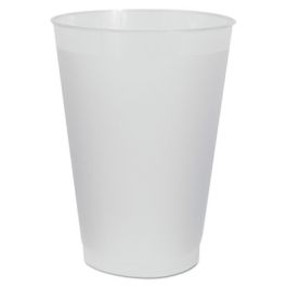 Frost Flex Cups, Cold, 12 oz, Plastic, Frosted, 25/Pack, 20 Packs/Carton