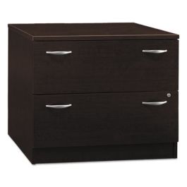 Series C Assembled Lateral File, 2 Legal/Letter/A4/A5-Size File Drawer, Hansen Cherry/Graphite Gray, 35.75 x 23.38 x 29.88
