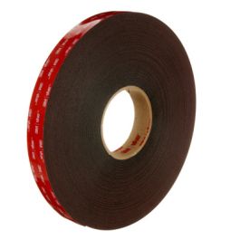 3M™ VHB™ Acrylic Foam Tape 5952, Black, 1 in x 36 yd, 45 mil, 9 Roll/Case
