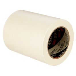 3M™ General Use Masking Tape 201+, Tan, 144 mm x 55 m, 4.4 mil, 8 Roll/Case