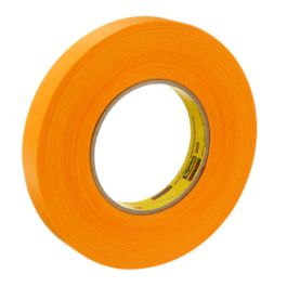 3M™ Performance Flatback Tape 2525, Orange, 18 mm x 55 m, 9.5 mil, 48 Rolls/Case