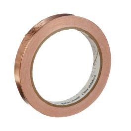 3M™ EMI Copper Foil Shielding Tape 1181, 1/2 in x 18 yd (12.70 mm x 16.5 m), 18/case