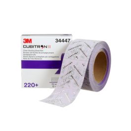 3M™ Cubitron™ II Hookit™ Clean Sanding Sheet Roll, 34447, 220+ grade, 70 mm x 12 m, 5 rolls per case