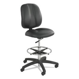Apprentice II Extended-Height Chair, Supports Up to 250 lb, 22" to 32" Seat Height, Black